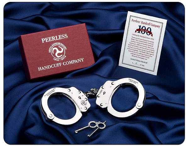 Peerless® Handcuff Company Proudly Offers Their 100th Anniversary Limited Edition Handcuff